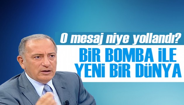 Fatih Altaylı yazdı: Bir bomba ile yeni bir dünya!