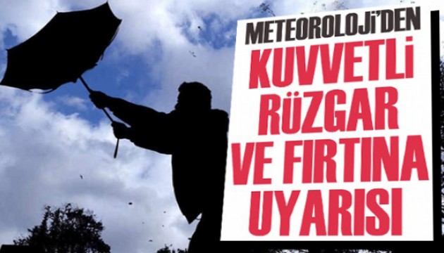 Meteoroloji'den buzlanma ve kuvvetli rüzgar uyarısı