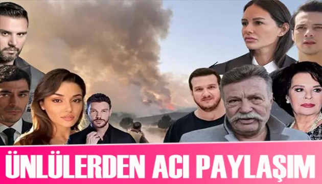 Orman yangınında şehit olan kahramanlarımıza ünlülerden taziye mesajları!