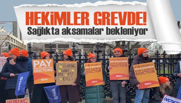 İngiltere'de doktorlar grevde: Sağlıkta aksamalar bekleniyor