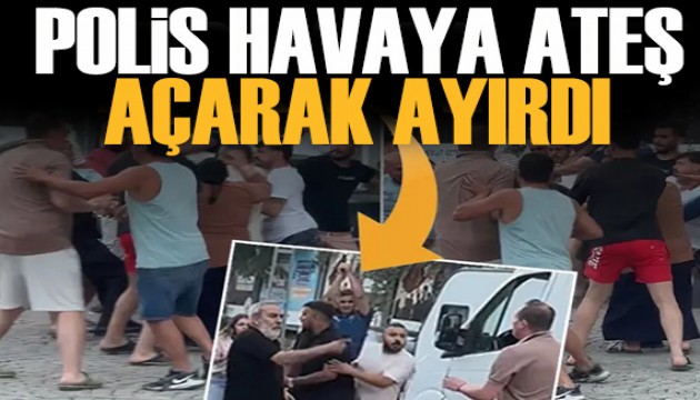 Yol kavgasında 4 kişiyi bıçakladı! Polis havaya ateş açtı!