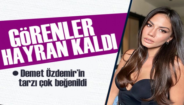 Demet Özdemir'in düğün tarzı çok beğenildi!