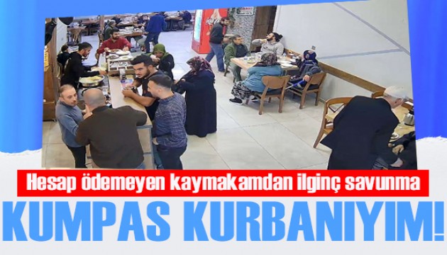 Hesap ödemeyen kaymakamdan ilginç savunma: Kumpas kurbanıyım!