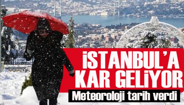 Meteoroloji tarih verdi! İstanbul'a kar geri dönüyor