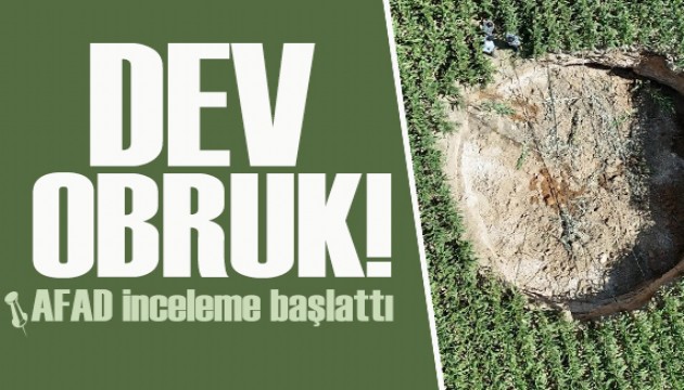 AFAD inceleme başlattı: Karaman’da dev obruk!