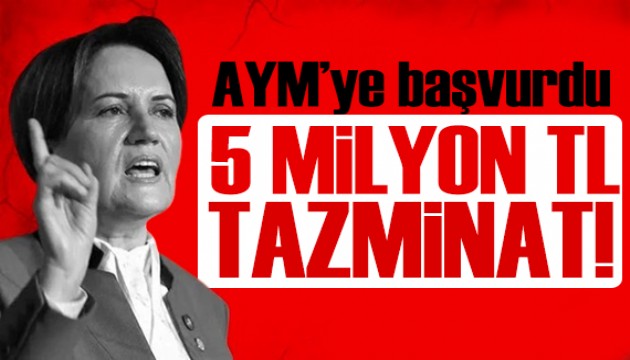 Akşener'den 'hak ihlali' davası! AYM'ye başvurdu