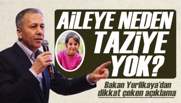 Bakan Yerlikaya'ya Narin Güran sorusu: Aileye neden taziye yok?