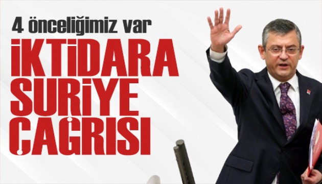 Özgür Özel: Birinci parti sorumluluğumuzla çalışıyoruz