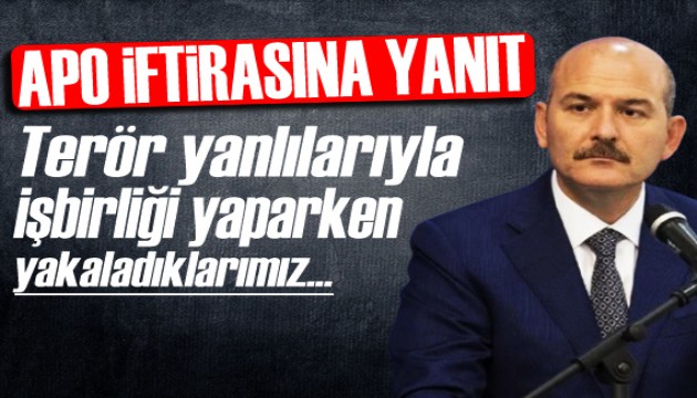 Süleyman Soylu, Öcalan iftiralarına sessiz kalmadı: Terör yanlılarıyla işbirliği yaparken suçüstü yakaladıklarımız...