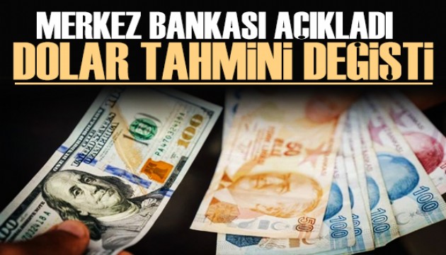 Merkez Bankası açıkladı: Dolar ve enflasyon mesajı! Yıl sonu tahmini değişti