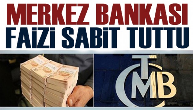 Merkez Bankası, politika faizini yüzde 50 seviyesinde sabit tuttu