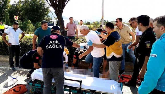 Kaza yapan çocuğun 'Baba seni istiyorum' diye ağlaması yürekleri sızlattı