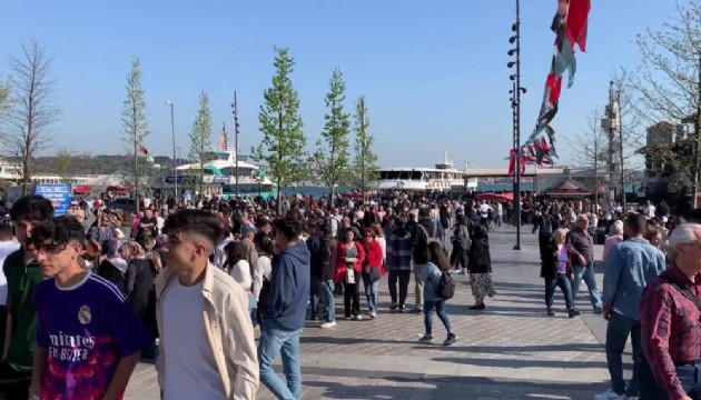 İstanbul’da sahillerde bayram yoğunluğu