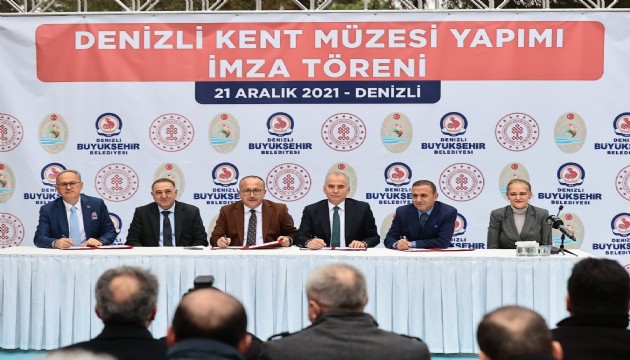 Kent Müzesi için imzalar atıldı