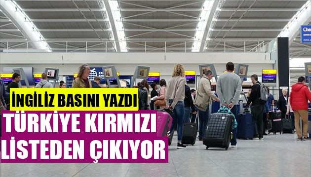 Türkiye kırmızı listeden çıkıyor!