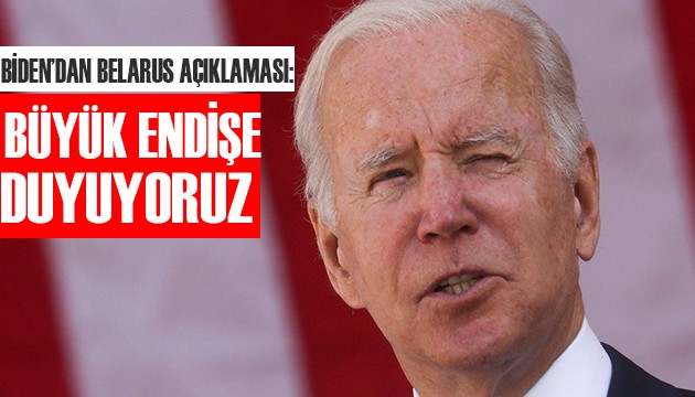 Biden'dan Belarus açıklaması