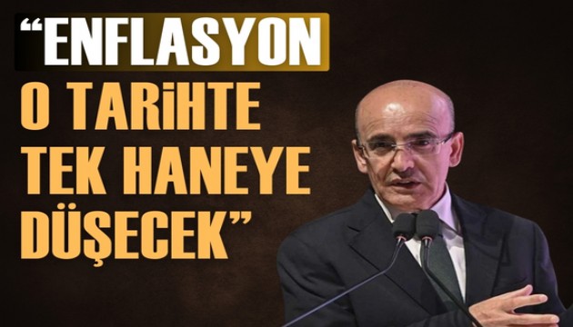 Bakan Şimşek'ten enflasyon açıklaması: 