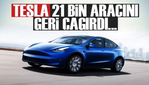 Tesla, Çin'de ürettiği 21 bin aracı geri çağırdı