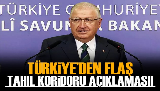 Türkiye'den tahıl koridoru açıklaması