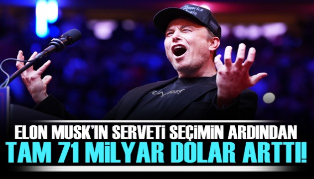 Elon Musk'ın serveti bir haftada 71 milyar dolar arttı!