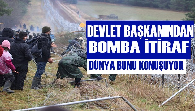 Devlet Başkanından bomba açıklama!