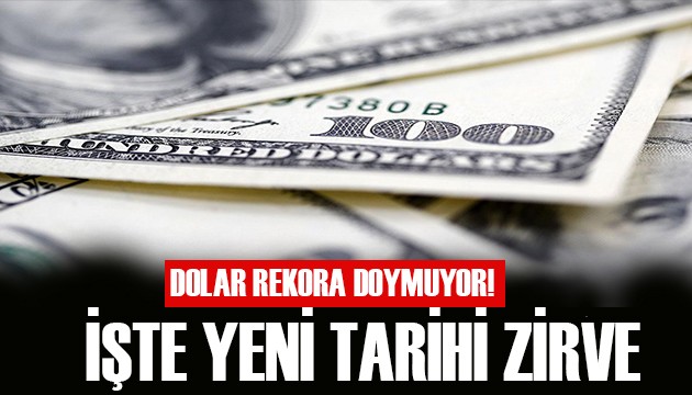 Dolar rekora doymuyor!