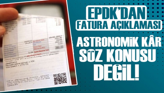 EPDK'dan elektrik faturası açıklaması: Astronomik kar söz konusu değil!