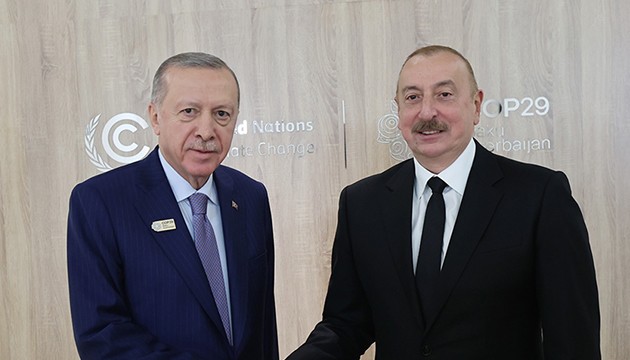 Erdoğan, Aliyev ile görüştü