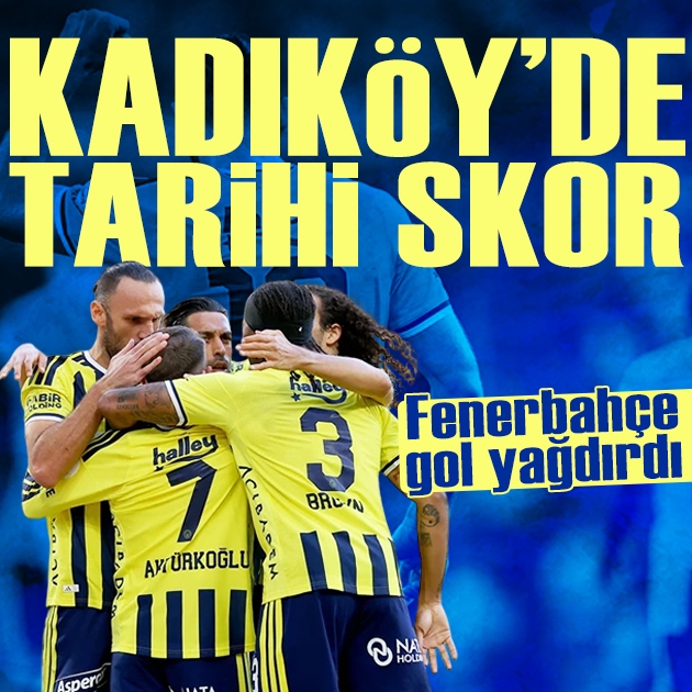 Kadıköy'de tarihi akşam: Fenerbahçe Eyüpspor'u gole boğdu