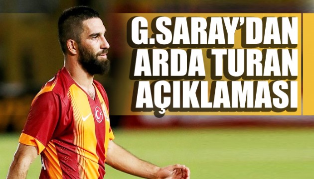 Galatasaray'dan Arda Turan açıklaması