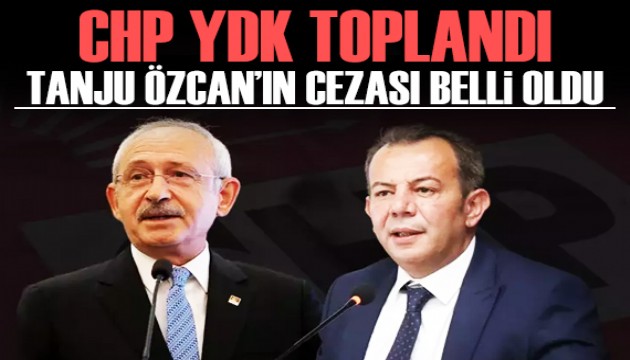 CHP Yüksek Disiplin Kurulu'ndan Tanju Özcan'a kınama cezası