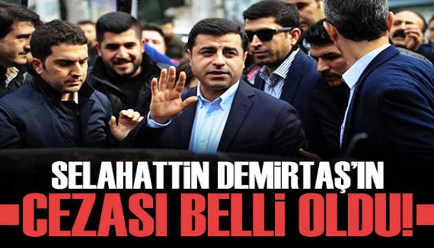 Demirtaş'a Mersin'de yargılandığı davada 2 yıl 6 ay hapis cezası