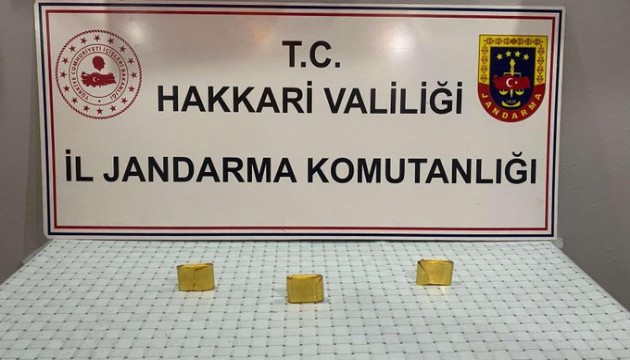 Hakkari'de 3 kilo altın ele geçirildi! Valilikten açıklama