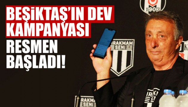 Beşiktaş'ın dev kampanyası resmen başladı