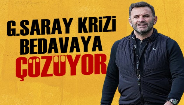 Galatasaray'dan bedavaya kriz çözümü: Okan Buruk istedi!