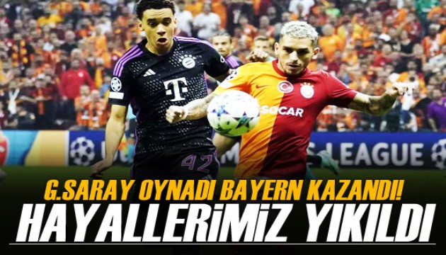 Galatasaray oynadı Bayern Münih kazandı!