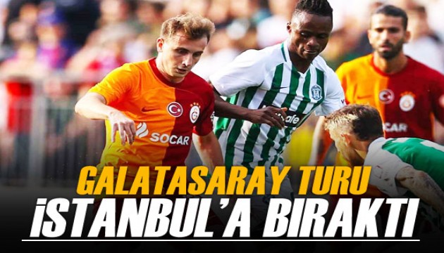 Galatasaray turu İstanbul'a bıraktı