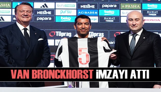 Van Bronckhorst'a resmi imza töreni