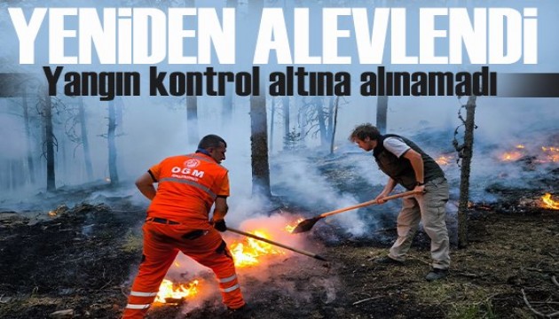 Muğla'da yangın yeniden alevlendi: Binlerce hektar alan küle döndü