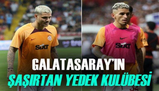 Galatasaray'ın, Kayserispor maçındaki yedek kulübesinin değeri 'yok artık' dedirtti