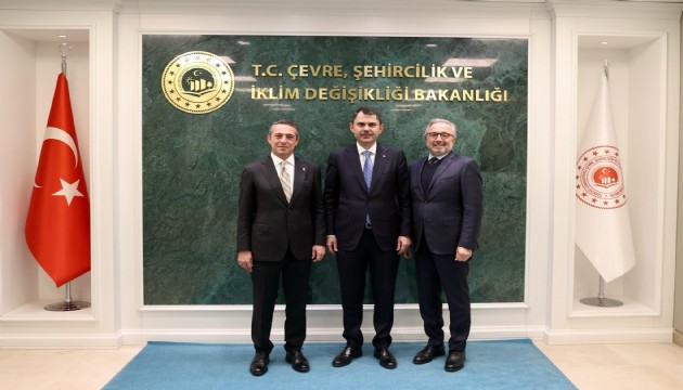 Fenerbahçe Başkanı Ali Koç Bakan Kurum ile görüştü