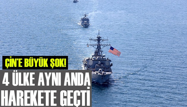 Çin'e büyük şok! 4 ülke harekete geçti