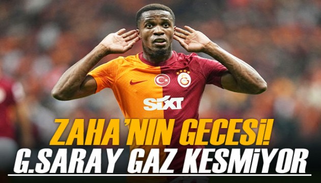 Zaha'nın gecesi! Galatasaray gaz kesmiyor