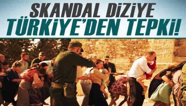 Türkiye'den skandal diziye tepki!