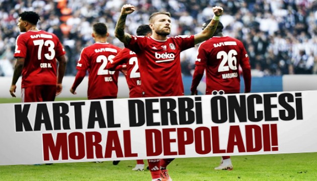 Kartal derbi öncesi moral depoladı!