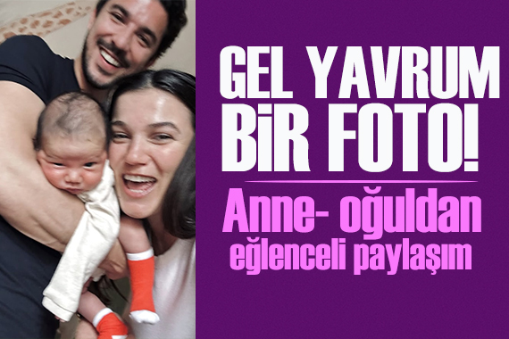 Pınar Deniz’den oğlu Fikret Hakan’la eğlenceli paylaşım!