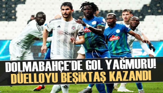 Dolmabahçe'de gol yağmuru! Düelloyu Beşiktaş kazandı