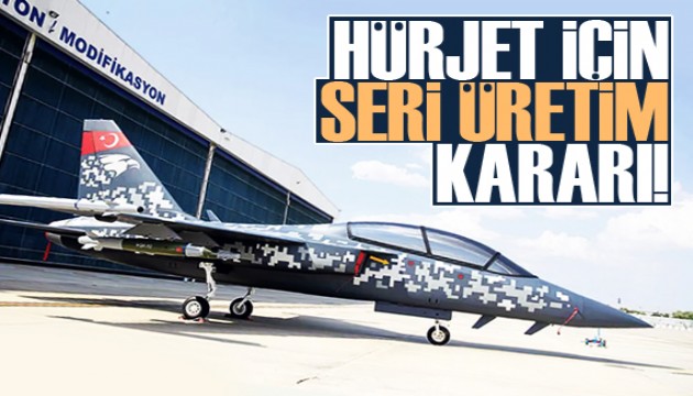 Hürjet için seri üretim kararı alındı