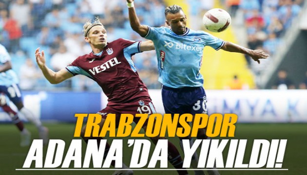 Adana Demirspor, Trabzonspor'u tek golle devirdi