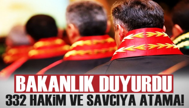 HSK kararnamesiyle 332 hakim ve savcının görev yeri değişti